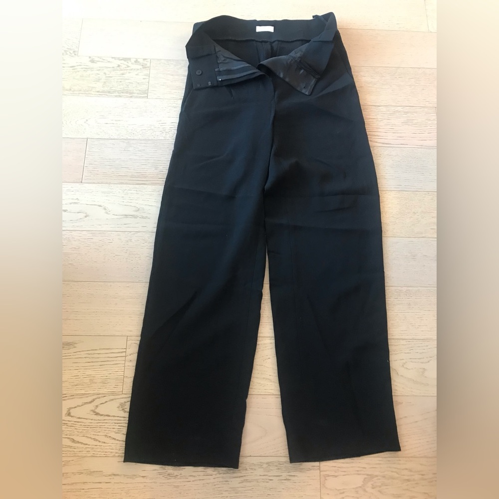 Babaton Black Wide-Leg Pants